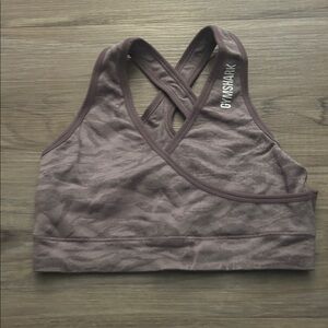 Gymshark Mauve Camo Sports Bra